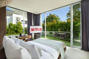 Balkón nebo terasa v ubytování Monolocale Luxury Resort & Spa Seminyak by Ini Vie Hospitality