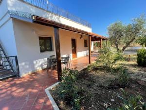 a view of a house with a patio at Villino Panorama in Putignano