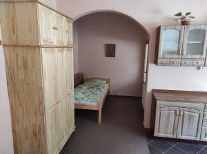 Postel nebo postele na pokoji v ubytování Apartmány Vranov