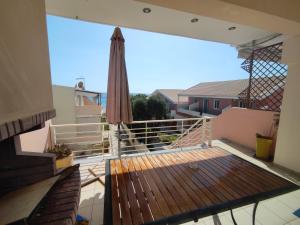 Balkón nebo terasa v ubytování Seaside house