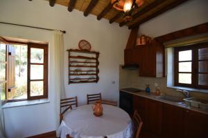 Η κουζίνα ή μικρή κουζίνα στο Elpida's Stone Houses