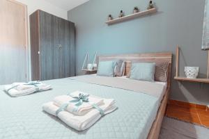 Posteľ alebo postele v izbe v ubytovaní Home Sweet Home Prevezas