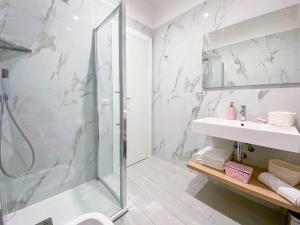 Een badkamer bij B&B VMHome