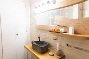 Koupelna v ubytování B&B i MORI + 37 fotografií