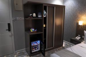 Postel nebo postele na pokoji v ubytování WS Hotel