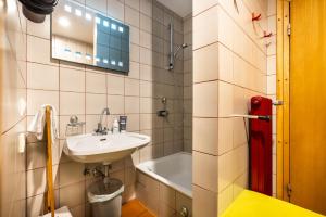 Koupelna v ubytování Appartement Weitsicht