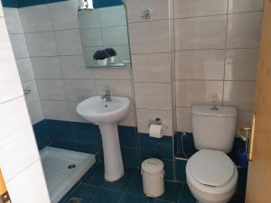 A bathroom at Blue Horizon