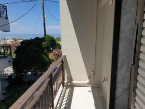 a view from the balcony of a house at Blue Horizon in Nei Poroi