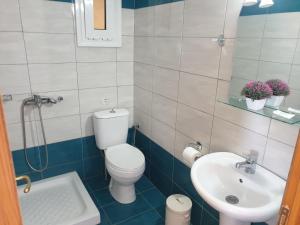 A bathroom at Blue Horizon