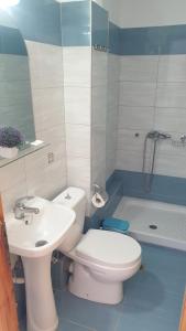 A bathroom at Blue Horizon