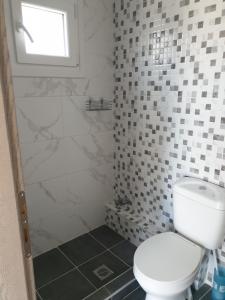 A bathroom at Blue Horizon