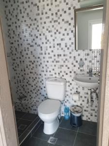 A bathroom at Blue Horizon
