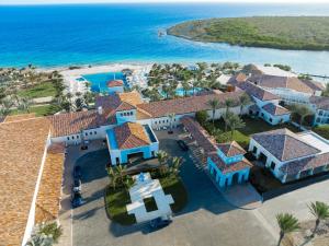 an aerial view of a house with the ocean at Sandals Royal Curacao All Inclusive Couples Only in Nieuwpoort