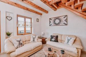 Ruang duduk di Casa Boho
