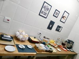 Comida no hotel ou em algum lugar perto