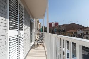 Balkón alebo terasa v ubytovaní Reinapart Valencia Beach