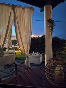 Posezení v ubytování Sunset Beach House Possidi
