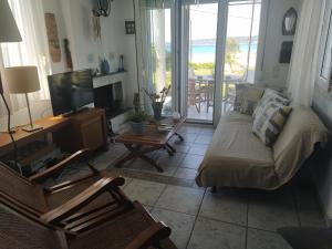 Posezení v ubytování Sunset Beach House Possidi