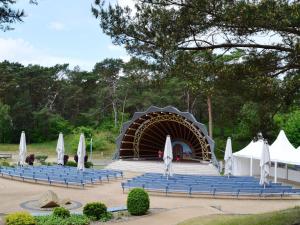 En have udenfor Ferienwohnung Strandidyll, Trassenheide + 16 billeder