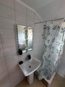 Koupelna v ubytování Apartman Željo