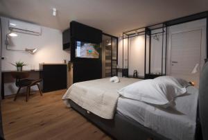 Sibinicum luxury roomsにあるベッド