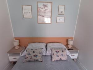 Postel nebo postele na pokoji v ubytování Szanta