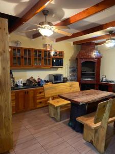 Köök või kööginurk majutusasutuses CASA VILLA AZUL 3 PISOS