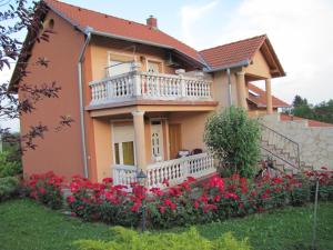 Vonkajšia záhrada v ubytovaní Alsóhegyi Apartmanok