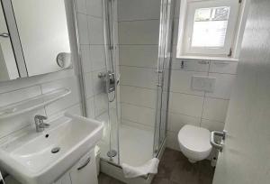 Koupelna v ubytování Haus Kiek Ut Apartment 22