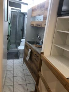 Kúpeľňa v ubytovaní Apartament Mazury