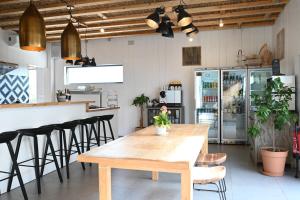 Kuchyň nebo kuchyňský kout v ubytování Lodges de Camargue