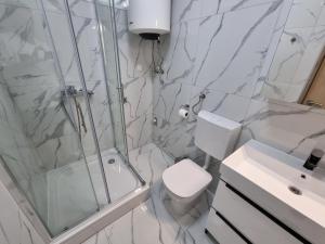 Kúpeľňa v ubytovaní Apartman STRIGA + 12 fotografií
