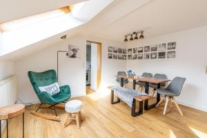 Posezení v ubytování Ferienwohnung Spitzkehren