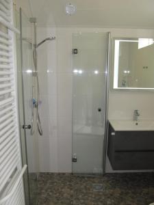 Koupelna v ubytování Ferienhaus HET GANZELAND OOST100