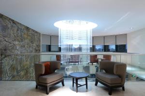 Istumisnurk majutusasutuses Hotel Hedonic