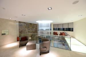 Istumisnurk majutusasutuses Hotel Hedonic