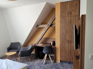 Pension zum Kleistpark的休息区