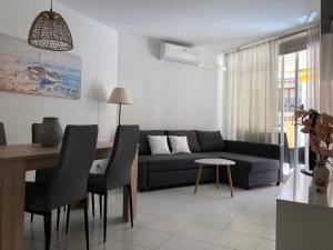 Svetainės erdvė apgyvendinimo įstaigoje Calpe Apolo 7 Apt 51