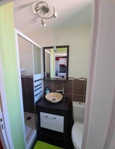 A bathroom at Appartement Place du Marché