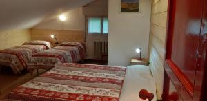 Letto o letti in una camera di Albergo Cioccarelli