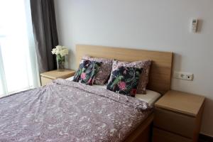 Postel nebo postele na pokoji v ubytování S215 Apartamento Las Dunas Oliva Nova