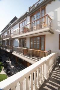En balkon eller terrasse på Hotel Loreto