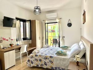 Posteľ alebo postele v izbe v ubytovaní Bellavista Rooms