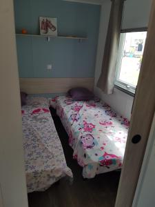 Postel nebo postele na pokoji v ubytování Lac des rêves