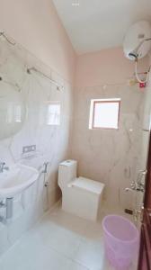 Phòng tắm tại Villa de Montana
