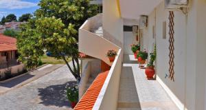 A balcony or terrace at Agapi Apartments