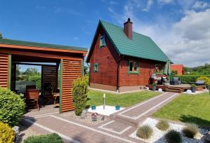 Bygningen som feriehuset ligger i