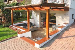 Balkón alebo terasa v ubytovaní Holiday Home by Lake Talty, Masurian District