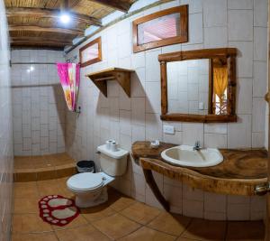 Kupatilo u objektu Hostal Rutamar