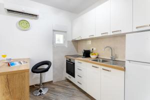Kuchyň nebo kuchyňský kout v ubytování Hidden Gem - ZF Hvar